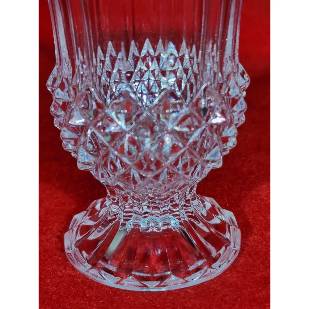 Cristal D'Arques ~ Vincennes Cut Lead Crystal Vase JG Durand France